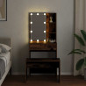 Conjunto toucador com luzes LED derivados madeira madeira velha 4