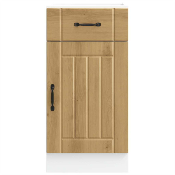 Mueble bajo de cocina Lucca roble artesanal M 4