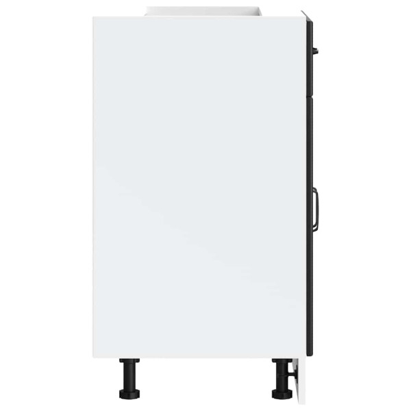 Armário de cozinha baixo Lucca derivados de madeira preto M 5