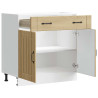 Mueble bajo de cocina Lucca roble sonoma 4