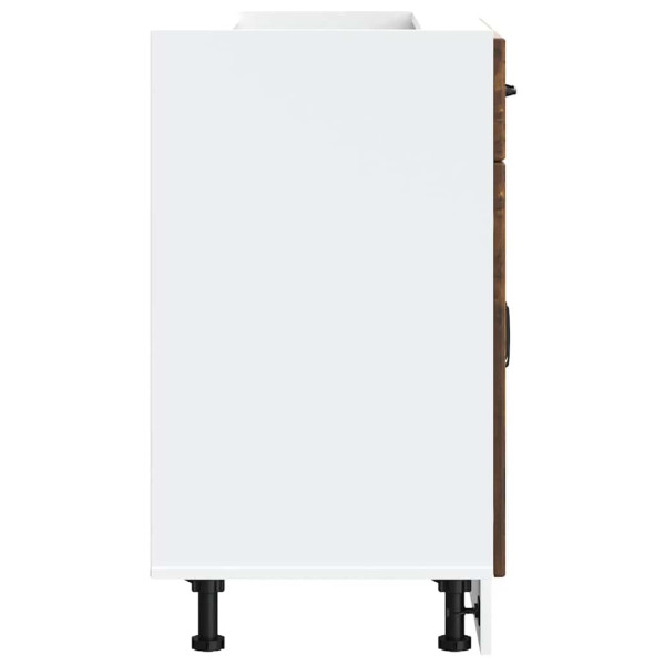 Mueble bajo de cocina Lucca roble ahumado M 5