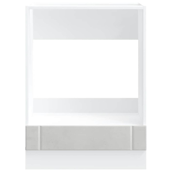 Armário Forno Lucca derivados de madeira cinzento cimento M 4