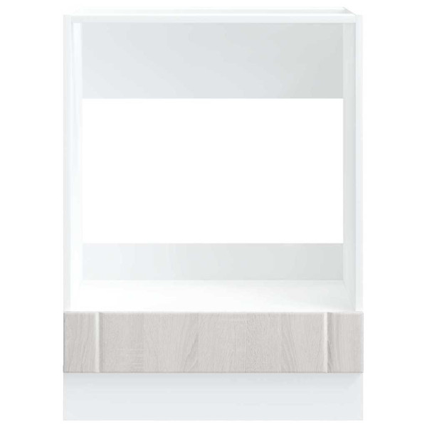 Armario de horno Lucca madera contrachapada sonoma gris M 4