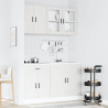Mueble de cocina Kalmar blanco 4 piezas madera contrachapada 3