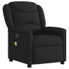 Sillón reclinable de masaje eléctrico tela negro 4