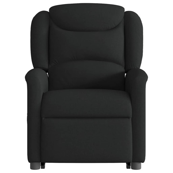 Sillón eléctrico reclinable elevable de tela negro M 5