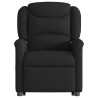 Sillón eléctrico reclinable elevable de tela negro 5