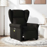 Sillón reclinable de masaje eléctrico tela negro 2