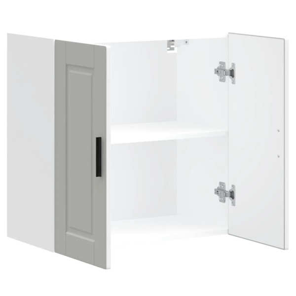 Armario de pared para cocina Porto madera de ingeniería blanca M 5