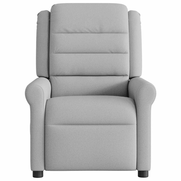 Sillón reclinable de masaje eléctrico tela gris nube M 5