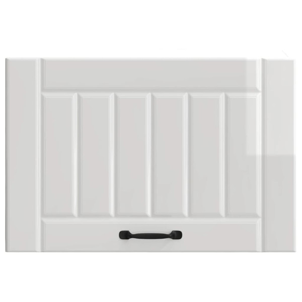 Armário de parede da cozinha Lucca madeira branco brilhante M 5