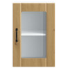 Armario pared para cocina puerta cristal Lucca roble artesanal 5