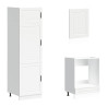 Mueble de cocina Kalmar blanco 7 piezas madera contrachapada 5