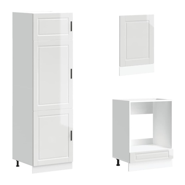 Mueble cocina Kalmar blanco de alto brillo 7 pzas M 5