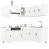 Mueble cocina Porto blanco brillo 11 pzas madera contrachapada 1