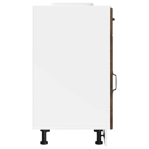 Mueble bajo de cocina Lucca madera de ingeniería roble ahumado M 5