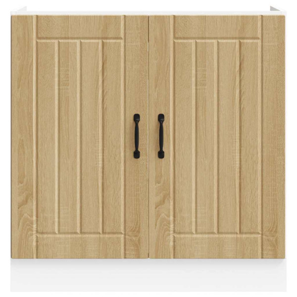 Mueble bajo fregadero Lucca madera contrachapada roble sonoma M 4