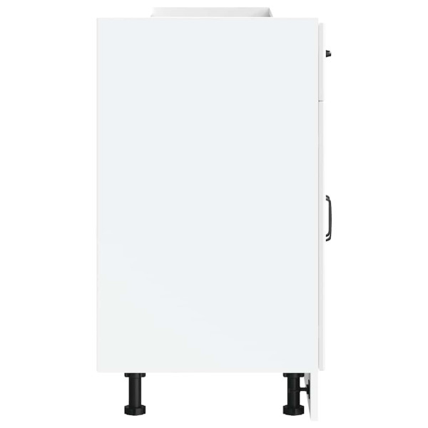 Mueble bajo de cocina Lucca blanca de alto brillo M 5