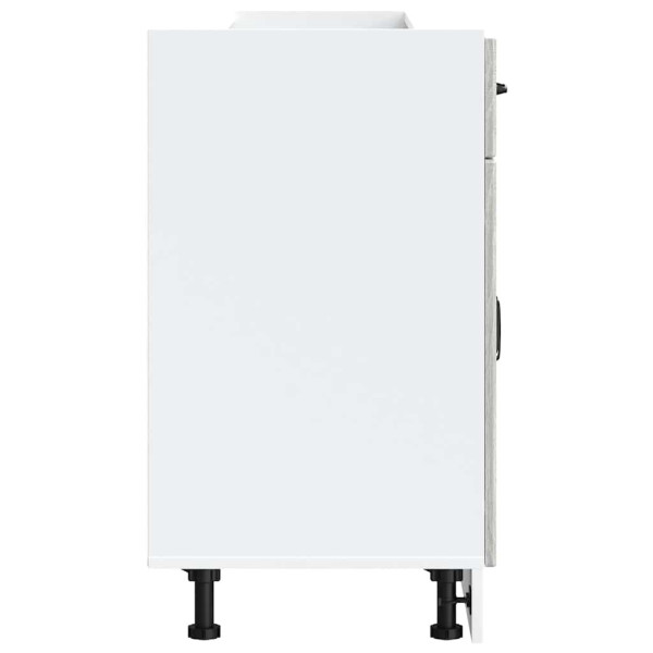 Mueble bajo de cocina Lucca madera contrachapada gris sonoma M 5