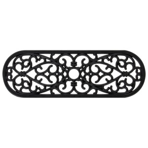 Alfombrillas de escalera de goma 5 uds 25x75 cm H