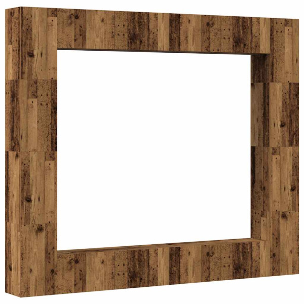 Muebles de TV de pared 8 uds. madera vieja madera de ingeniería M 2