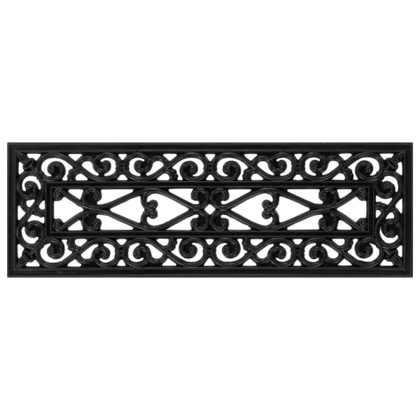 Alfombrillas de escalera de goma 5 uds 25x75 cm M 2