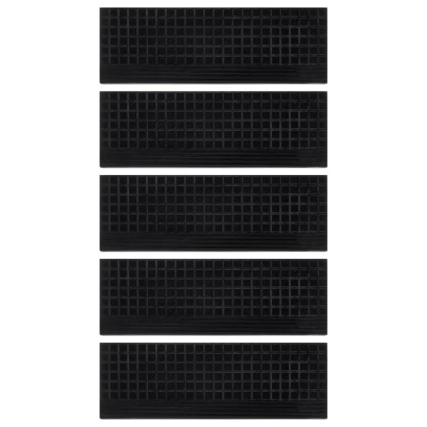 Tapetes de escada de borracha 5 pcs 25x75 cm M 3