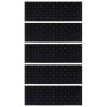 Alfombrillas de escalera de goma 5 uds 25x75 cm 3