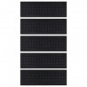 Tapetes para degraus de escada 5 pcs 25x75 cm borracha 3
