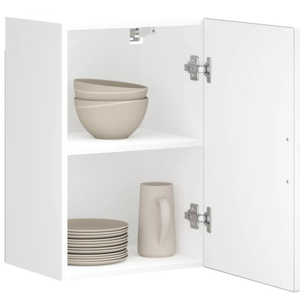 Armario de pared para cocina Porto madera de ingeniería blanca D