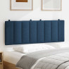 Almofadão de cabeceira 140 cm tecido azul 3