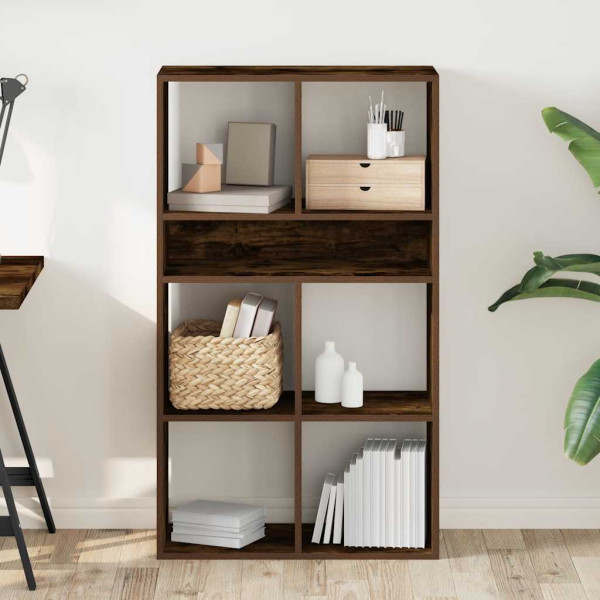 Estante carvalho fumado 66x31x112 cm derivados de madeira M 3