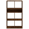 Estantería madera ingeniería color roble ahumado 66x31x112 cm 4