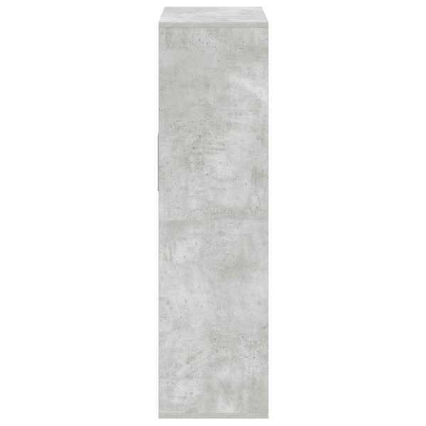 Estante cinzento cimento 66x31x112 cm derivados de madeira M 5