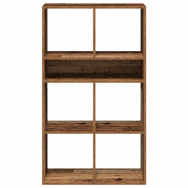 Estantería madera de ingeniería envejecida 66x31x112 cm M 4