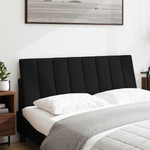 Almofadão de cabeceira 140 cm tecido preto H