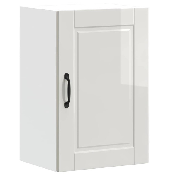 Armario pared cocina Porto madera ingeniería blanca alto brillo M 2