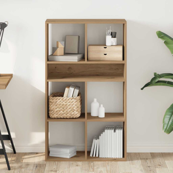 Estantería de madera ingeniería roble artisan 66x31x112 cm M 3