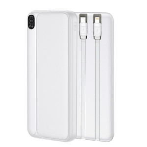 Bateria Externa Universal Power Bank 10.000 mAh (Tipo-C / Lightning) COOL Grip Blanco H