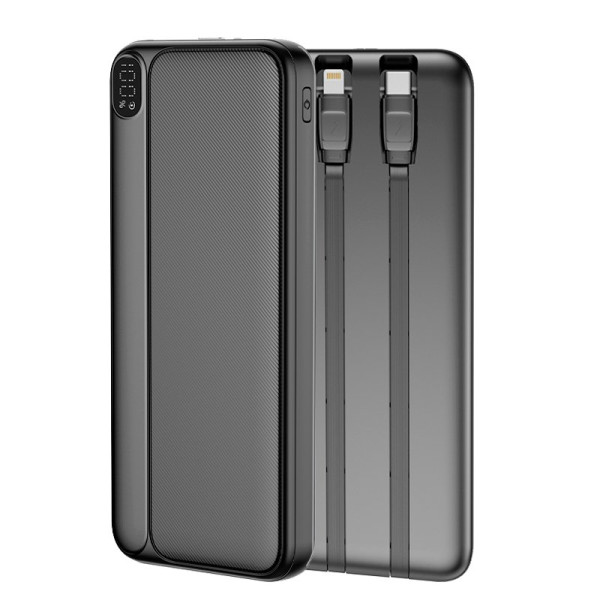 Bateria Externa Universal Power Bank 10.000 mAh (Tipo-C / Lightning) COOL Grip Negro M 3