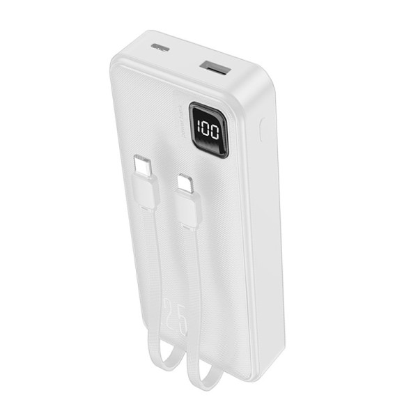 Bateria Externa Universal Power Bank 22.5W 20.000 mAh (Tipo-C / Lightning) COOL Blanco D