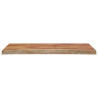 Tablero rectangular madera de acacia borde vivo 110x40x3.8 cm 4