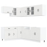 Mueble de cocina Kalmar blanco 11 piezas madera contrachapada 2