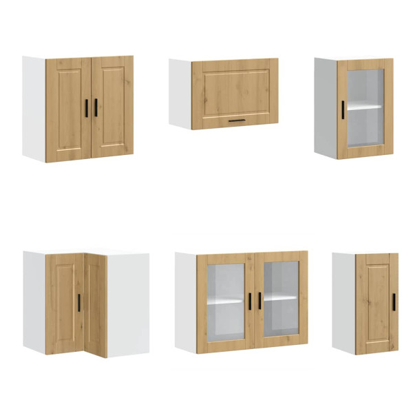 Mueble de cocina Porto 11 piezas artesanal roble M 5