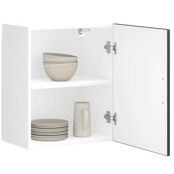 Mueble de pared de cocina Porto madera contrachapada negra D