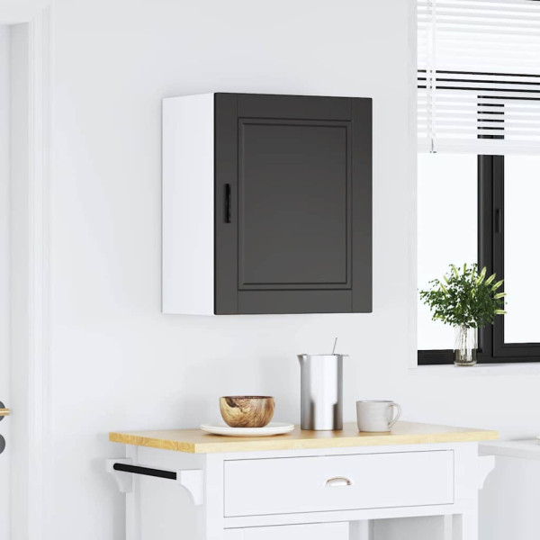 Mueble de pared de cocina Porto madera contrachapada negra M 3