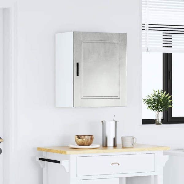 Armario de pared cocina Porto madera ingeniería gris hormigón M 3