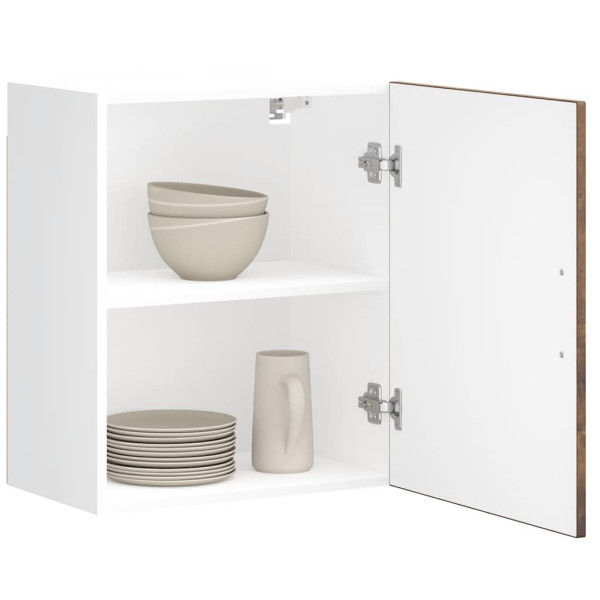 Armario de pared cocina Porto madera ingeniería roble ahumado D