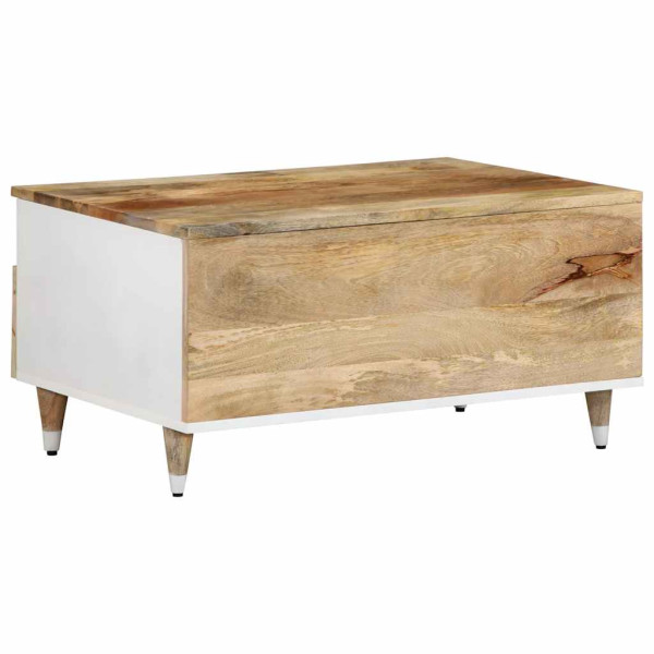 Mesa de centro de madera maciza mango 80x54x40 cm M 5