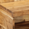 Mesa de cabeceira 50x27x50 cm madeira de acácia maciça 5